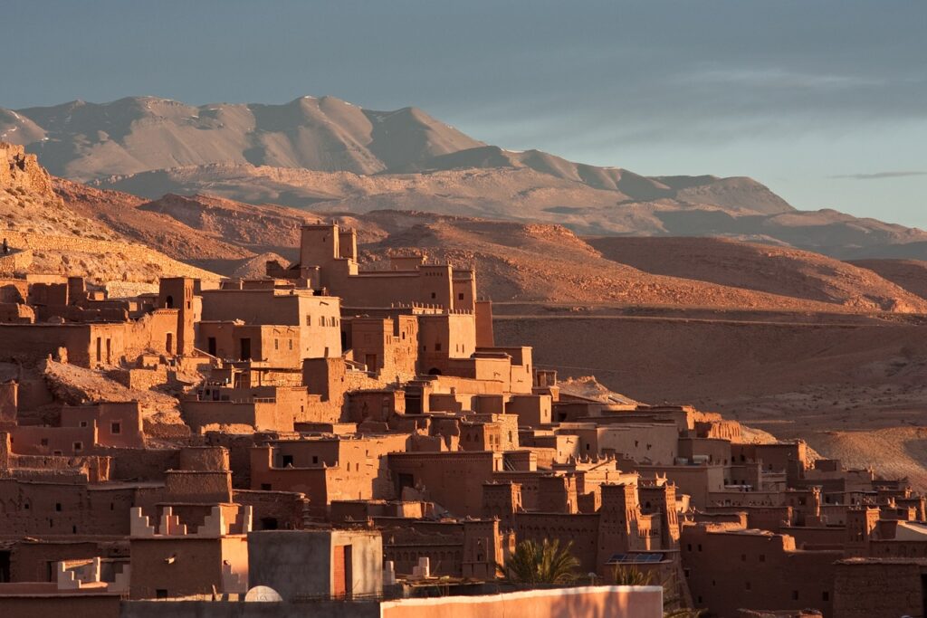 morocco, ait benhaddou, kasbah